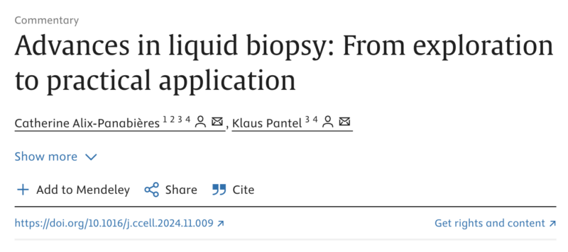 Gregory Maes: Liquid biopsy for non-invasive cancer detection